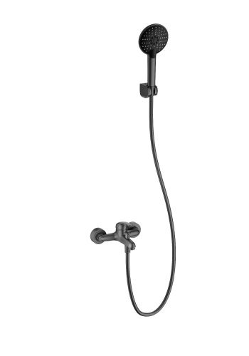 Смеситель для ванны Wonzon & Woghand WW-4530-BGG настенный серый