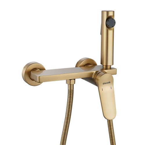 Гигиенический душ со смесителем Shevanik S43G S4305G-1 золото