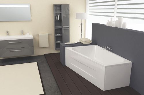 Ванна акриловая Kolpa-San BEATRICE 7710509 170х110 угловая асимметричная без каркаса