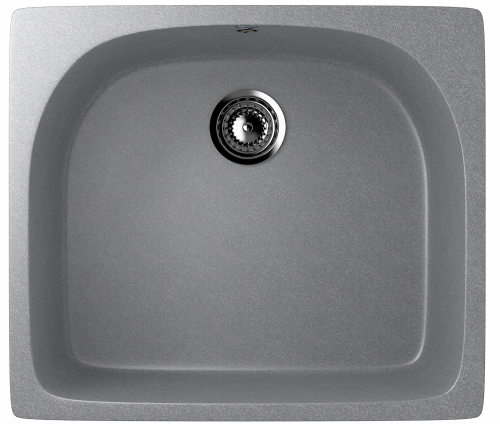 Кухонная мойка Ulgran Classic U-408-342 60х50 цвет серый
