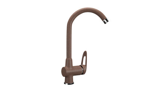 Смеситель для кухни Ulgran Classic U-006-307 на мойку оранжевый