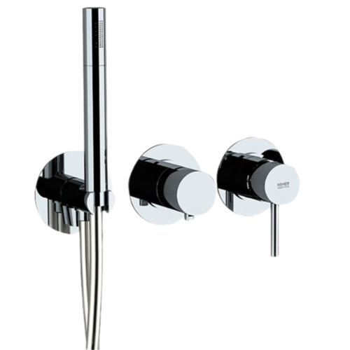 Смеситель для душа Remer X Style X97D2P встраиваемый в стену хром