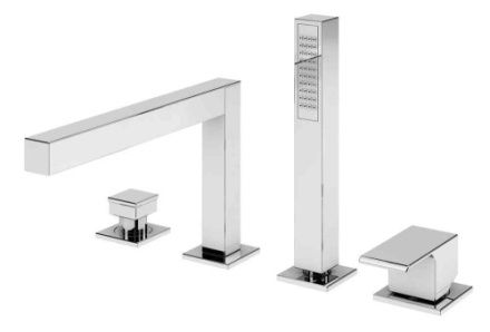 Смеситель Cezares PORTA PORTA-BVDM4-01 на борт ванны хром