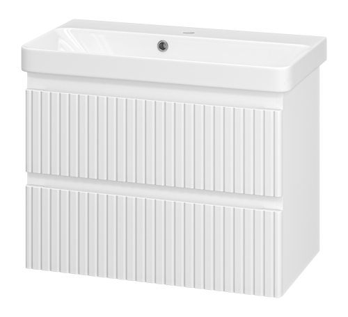 Тумба под раковину Brevita Victory VIC-09070-0102Я 70х40 подвесная цвет белый