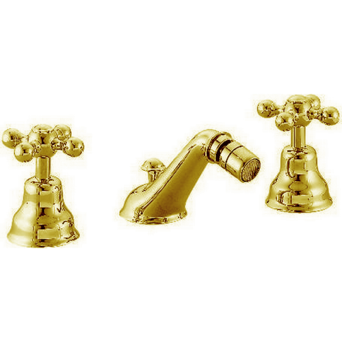 Смеситель Cisal Arcana Ceramic AC00122024 Акция на биде золото