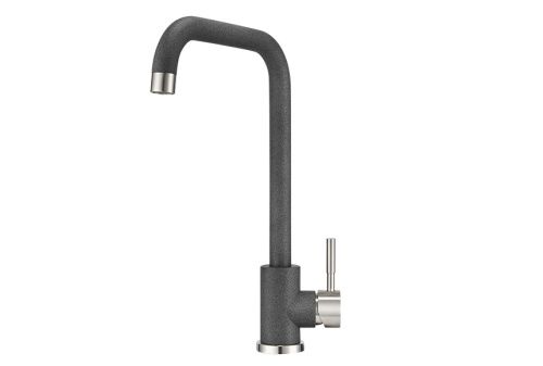 Смеситель для кухни Granula ST-4033, ГРАФИТ на мойку серый