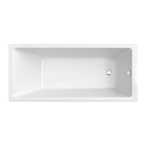 Ванна акриловая 1ACReal Palermo Щ0000028758 180х80 пристенная прямоугольная без ножек и каркаса