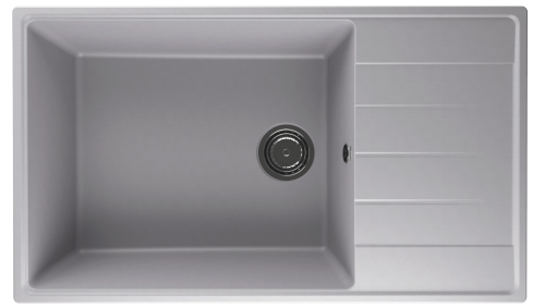 Кухонная мойка Ulgran Quartz Prima 860-04 85х50 цвет серый