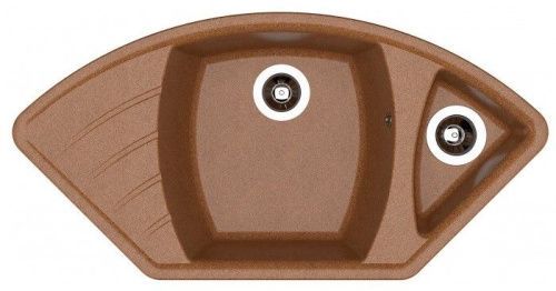 Кухонная мойка Dr.Gans Габи 25.050.E1015.406 100х50 цвет коричневый поверхность матовая