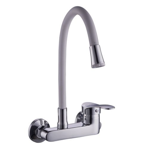 Смеситель для кухни Plstart PD46001-8 настенный белый/хром