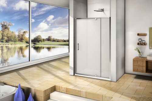 Душевая перегородка Good Door ORION ОР00015 90х185 стекло матовое профиль хром