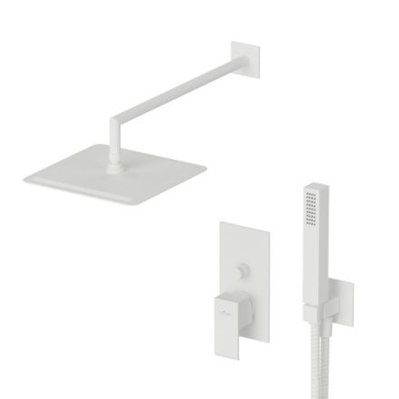 Душевая система Cezares PORTA PORTA-DSIPQ-25-BIO встраиваемая в стену цвет белый