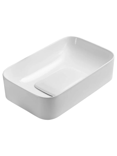 Раковина из сантехнического фаянса WeltWasser WW SK 10000008697 40 см подвесная цвет белый без отверстий под смеситель