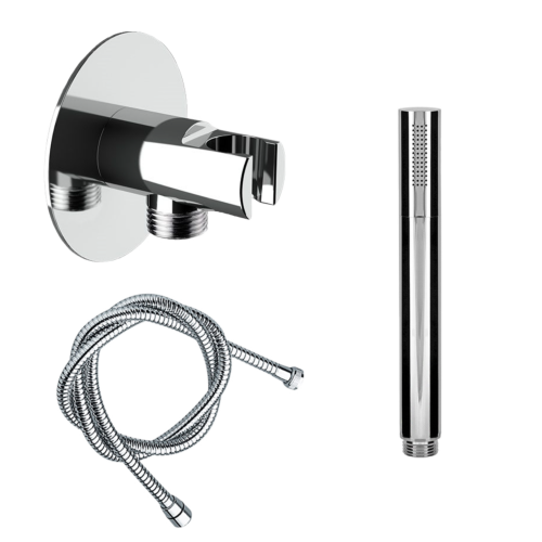 Душевой гарнитур Daniel  A546XB435 настенный хром