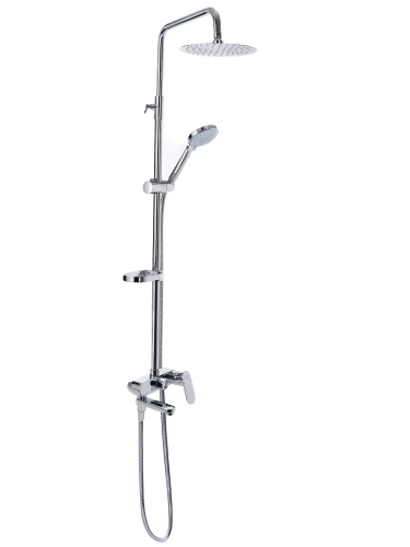 Душевая стойка River CRATER 10000002968 настенная цвет хром