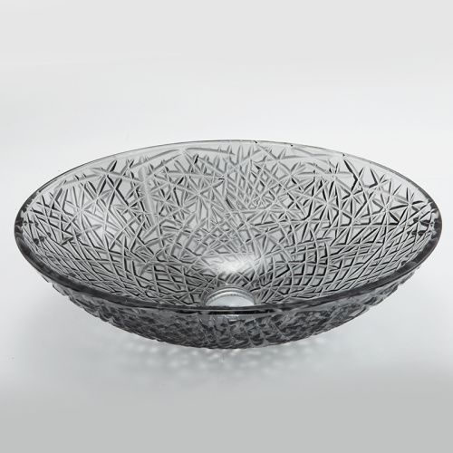 Раковина хрустальная Boheme NeoArt/Monaco 813-B 50х40 накладная цвет черный без отверстий под смеситель