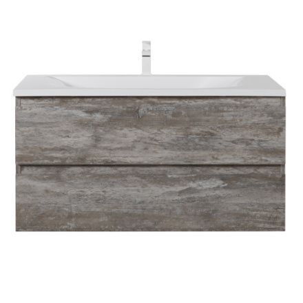 Тумба под раковину Cezares MOLVENO MOLVENO-100-2C-SO-LG 100х50 подвесная цвет серый