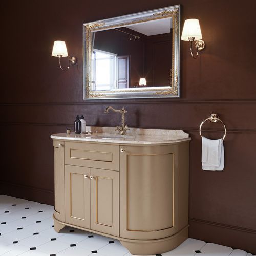 Тумба с раковиной TW collection York nuovo YOR4130-PO+S53 bi комплект 130х60