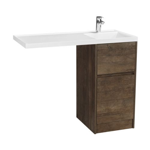 Тумба под раковину Aquaton Лондри 1A267001LHDY0 40х50 напольная цвет коричневый