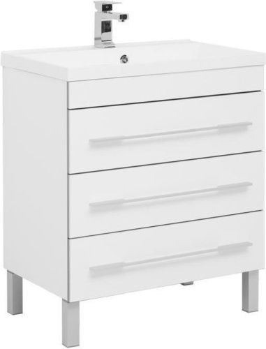 Тумба с раковиной Aquanet Верона 00287671 80х50 напольная цвет белый