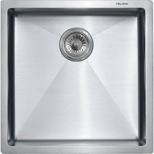 Кухонная мойка Melana ProfLine MLN-R5050W 50х50 цвет серый поверхность матовая