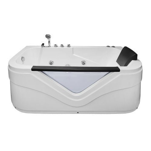 Ванна акриловая гидромассажная Loranto CS-832NL 170х80 пристенная прямоугольная с каркасом