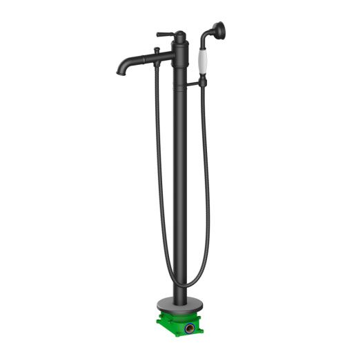 Смеситель для ванны и душа Timo Arisa 5300/03Y-CR напольный черный