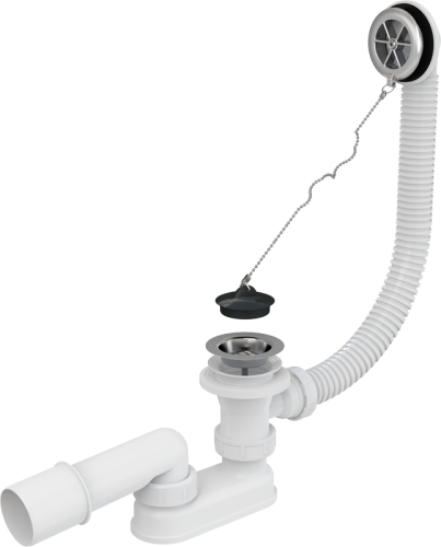 Слив-перелив Alcadrain A501 хром