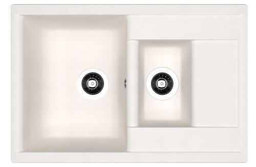 Кухонная мойка Dr.Gans Астра 760К 25.065.D0760.401 75х50 цвет белый поверхность матовая