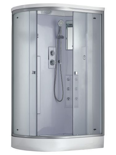 Душевая кабина Timo Standart T-5502R Г/М-T-CT55-T-CH/C 120х85 асимметричная с крышей ориентация правая