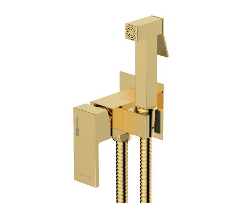 Гигиенический душ со смесителем Wasserkraft Встраиваемая продукция A71738 золото