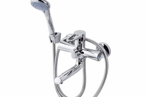 Смеситель для ванны и душа FAUZT FZs-243-B100 настенный хром