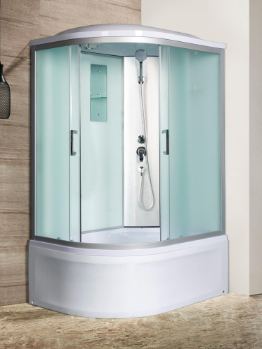 Душевая кабина River DESNA 10000001762 120х90 асимметричная с крышей ориентация правая