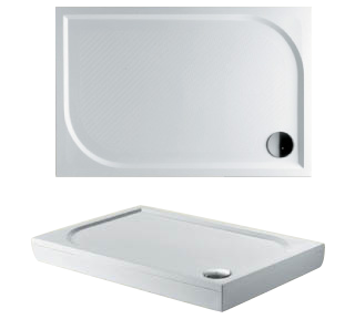 Душевой поддон из искусственного камня Riho KOLPING D004008005 120х80 белый с ножками