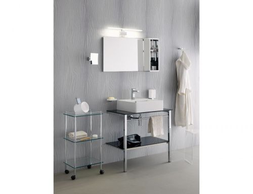 Консоль под раковину Stil Haus Gea Gea1133(08) 80х50 напольная цвет хром