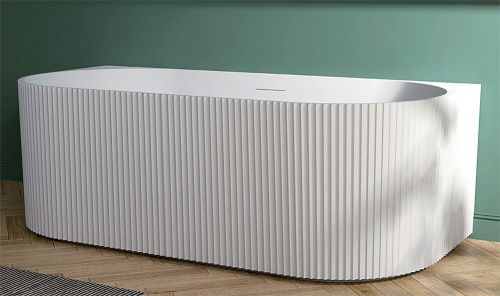 Ванна акриловая Abber AB9330-1.7 170х80 пристенная овальная с каркасом