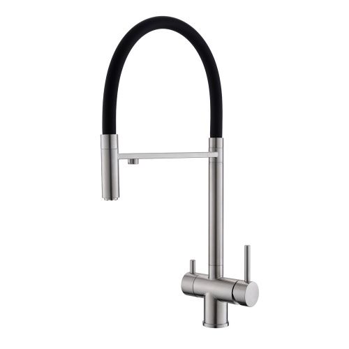 Смеситель для кухни WesnaArt Eko EKO05-160 на мойку сатин