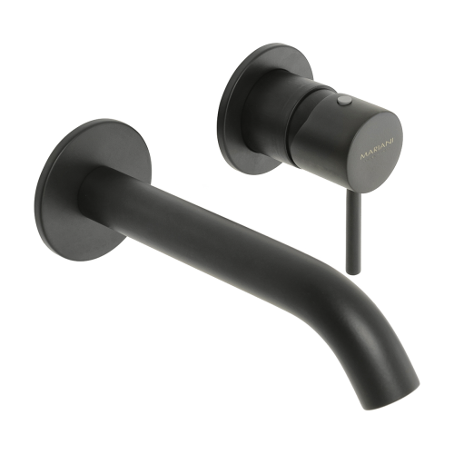 Смеситель для раковины Mariani Next B14565NSP встраиваемый в стену черный