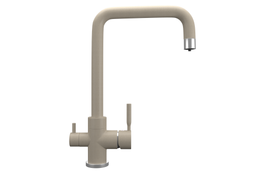 Смеситель для кухни Ulgran Quartz UQ-026-04 на мойку бежевый