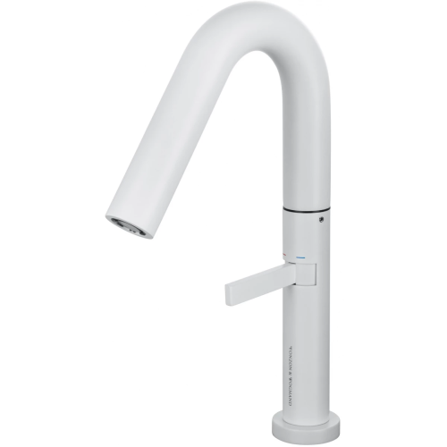 Смеситель для раковины Wonzon & Woghand WW-6068-MW на столешницу белый