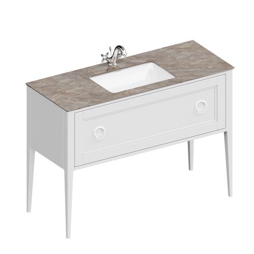 Тумба под раковину Kerama Marazzi PLAZA PL.CN.120.1\WHT.M 120х50 напольная цвет белый