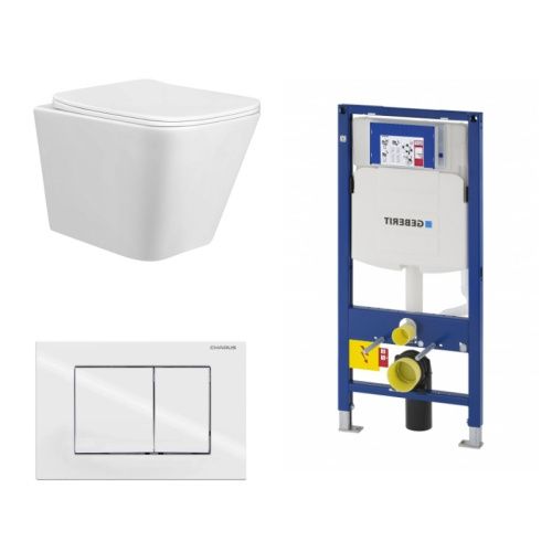 Сет унитаз + инсталляция + кнопка 111.300.00.5+FP.310.11.01+CR25200