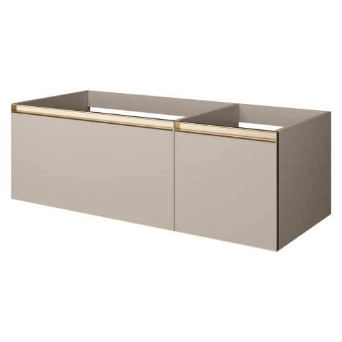 Тумба под раковину Armadi Art Quatro 790-M2-120-D-MG 120х50 подвесная цвет бежевый