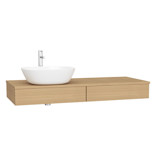 Тумба под раковину Vitra Origin 65681 120х50 подвесная цвет коричневый