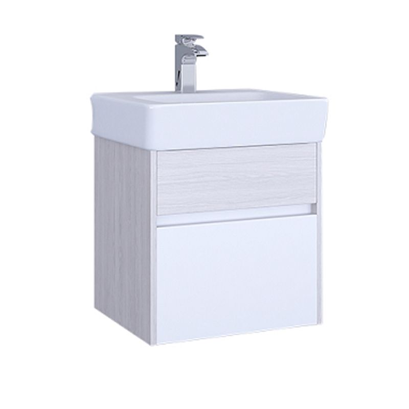 Тумба под раковину Aquaton Верди 1A195901VDAV0 40х40 подвесная цвет белый/бежевый