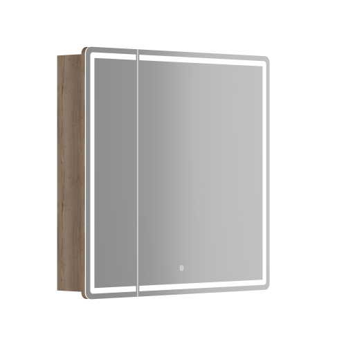 Зеркало-шкаф Sancos Mirror MI80EG 80х70 подвесной цвет коричневый