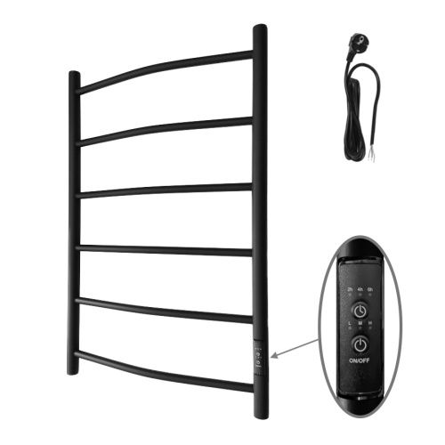 Полотенцесушитель электрический Маргроид Вид 4 04-8050-1049-9005R 55х80 черный