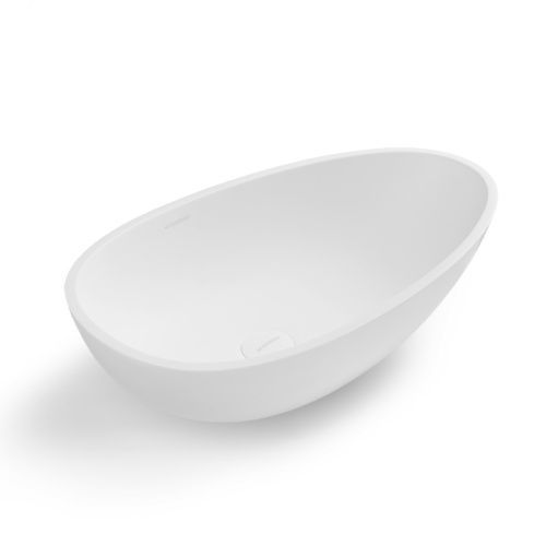 Раковина из искусственного камня MonteBianco Tuscany 620 12002 60х40 накладная цвет белый без отверстий под смеситель