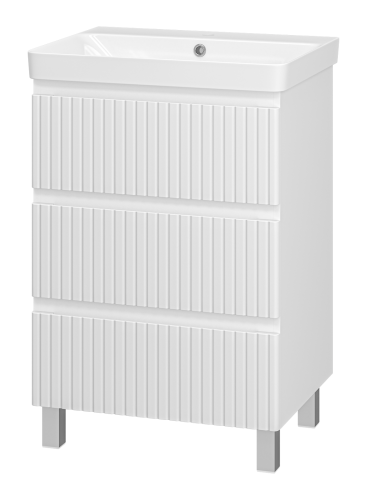 Тумба под раковину Brevita Victory VIC-07060-0103Я 60х50 напольная цвет белый