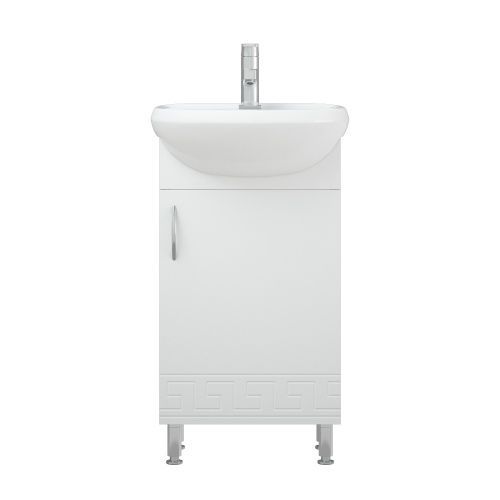 Тумба под раковину Corozo Олимп SD-00000321 40х20 напольная цвет белый